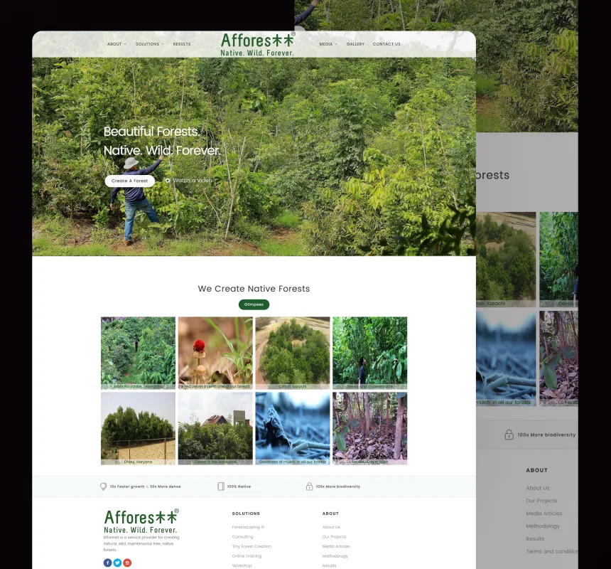 Afforestt project by Esipick